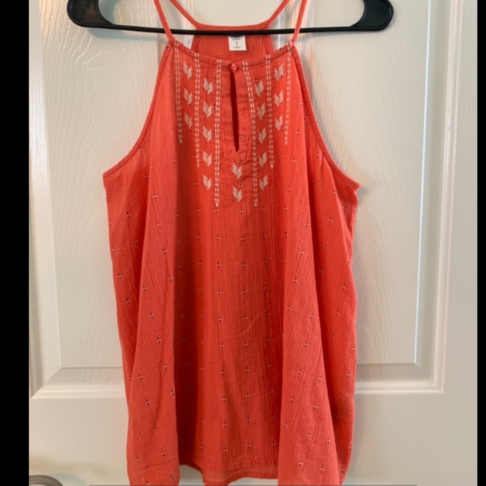 Orange tank top